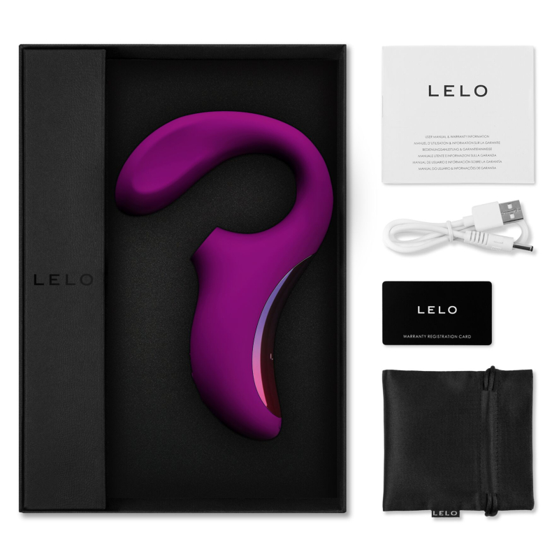Кліторально-вагінальний звуковий стимулятор – LELO Enigma Deep Rose