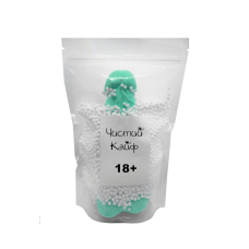 Крафтове мило-член із присоскою Чистый Кайф Turquoise size XL, натуральне
