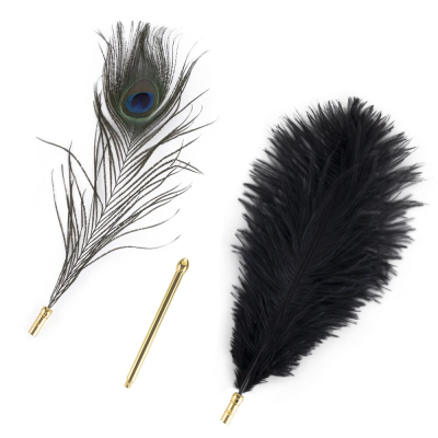 Лоскутка LOCKINK SEVANDA Natural Peacock Flirting Feather Tickler, перо павлина