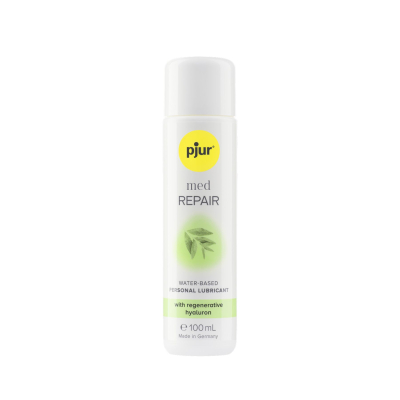 Лубрикант на водній основі Pjur MED Repair glide 100 мл з регенерувальним гіалуроном для сухої шкіри