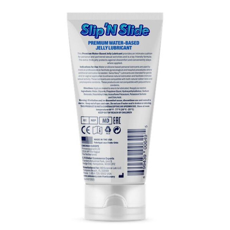 Лубрикант на водній основі Swiss Navy Slip'N Slide Premium Jelly 118 мл