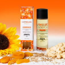 Масажна олія EXSENS Carnelian Apricot (бадьорна з сердоліком) 100 мл, натуральна