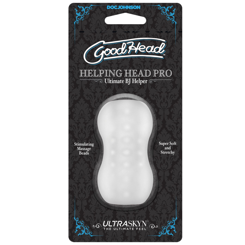 Мастурбатор для пеніса Doc Johnson GoodHead – Helping Head ProFrost
