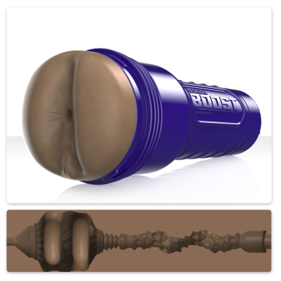 Мастурбатор попка з плаваючими кільцями Turbo Tech – Fleshlight Boost Blast Female Medium Dark Flesh