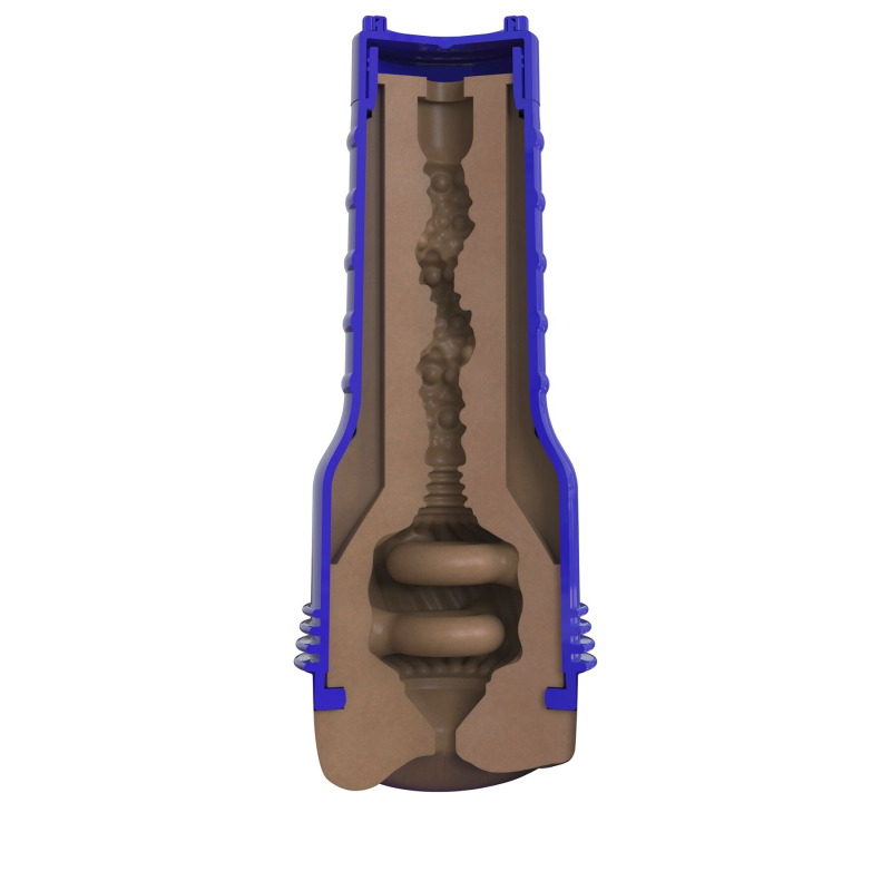 Мастурбатор попка з плаваючими кільцями Turbo Tech – Fleshlight Boost Blast Female Medium Dark Flesh