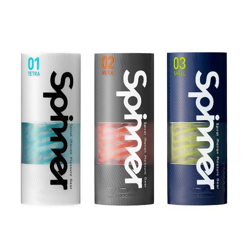 Мастурбатор для чоловіків Tenga Spinner 03 Shell – пружна внутрішня спіраль