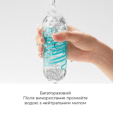Мастурбатор з пружною стимулюючою спіраллю всередині – Tenga Spinner Brick