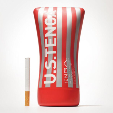 Мастурбатор Tenga US Soft Tube Cup – м’який стискальний корпус та потужне всмоктування