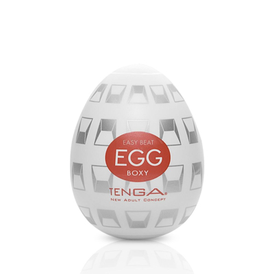 Мастурбатор яйце Tenga Egg Boxy – геометричний рельєф