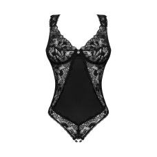 Мереживне боді Obsessive Donna Dream crotchless teddy XS/S Чорний колір, відкритий доступ