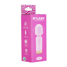 Міні вібромасажер M’Lady Mini Vibrating Wand, рожевого кольору
