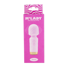 Міні вібромасажер M’Lady Mini Vibrating Wand, рожевого кольору