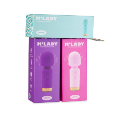 Міні вібромасажер M’Lady Mini Vibrating Wand, рожевого кольору