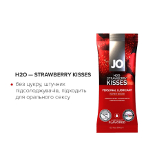 Набір змазок на водній основі JO Four Play (8×10 мл): H2O Original, Agapé Original, H2O Strawberry Kisses
