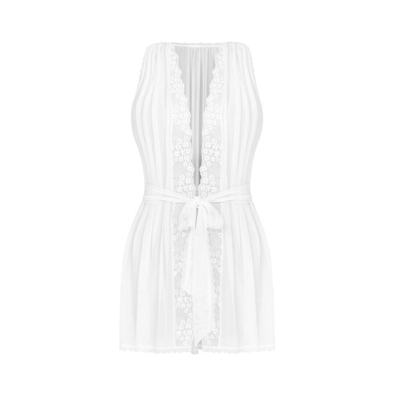 Напівпрозорий пеньюар Obsessive Heavenlly peignoir XS/S
