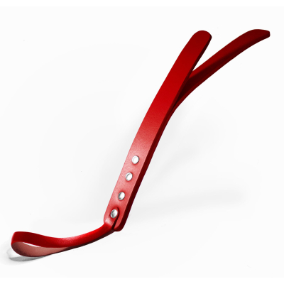 Двухслойная лопатка Feral Feelings Leather Mini Paddle Red, натуральная кожа, red