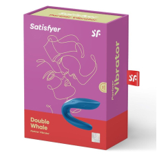 Парний вібратор – Satisfyer Double Whale – 2 мотори, 7 режимів + 3 швидкості