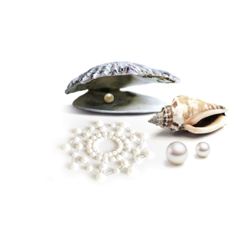 Пестис из кристаллов Bijoux Indiscrets – Mimi Pearl, украшение на грудь – перламутровый цвет