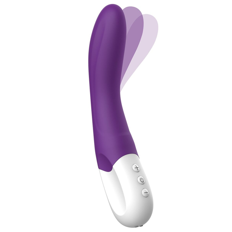 Мощный вибратор для точки G – Liebe Bend It Rechargeable Purple, 10 вибро-режимов, гибкий ствол