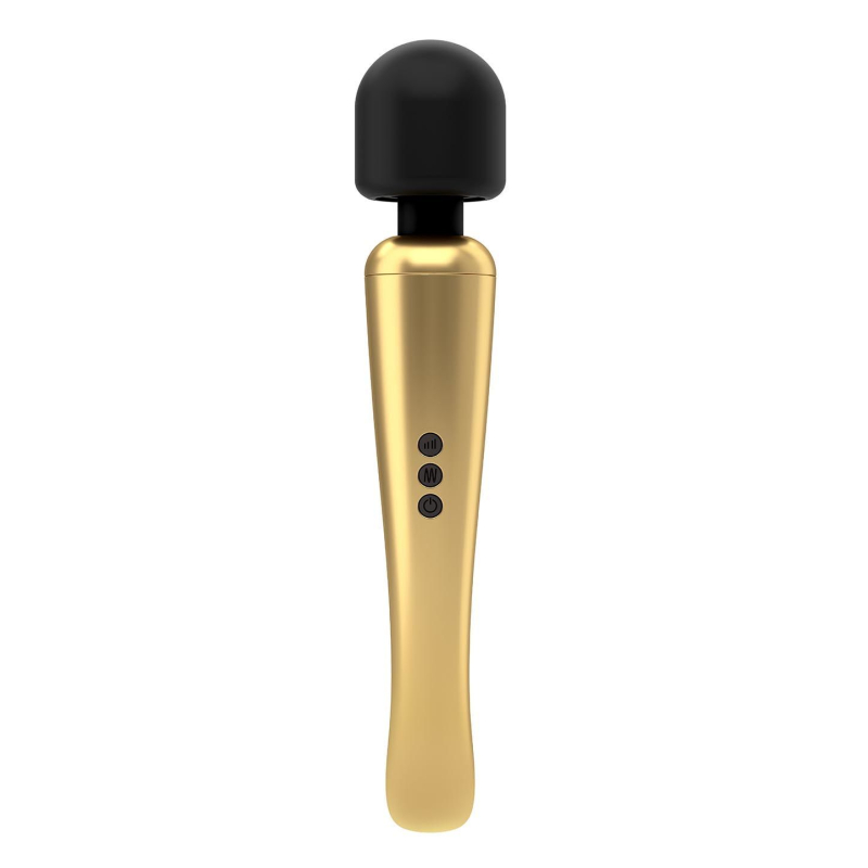 Потужний вібромасажер – Dorcel Megawand Gold – 160 різноманітних режимів вібрації, водозахист