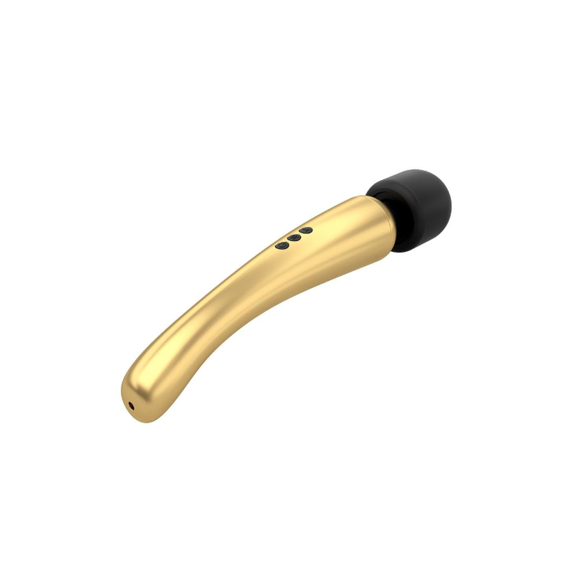 Потужний вібромасажер – Dorcel Megawand Gold – 160 різноманітних режимів вібрації, водозахист