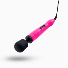 Мощный вибромассажер – DOXY Die Cast Massager Hot Pink с металлическим корпусом, питание 220 В