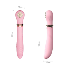 Пульсатор с подогревом до 42°C и турбо режимом – Zalo Sweet Magic Desire Fairy Pink – 6 мощных пульсаций