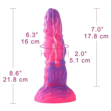 Силіконовий дилдо Hismith Silicone Tentacle, Monster Series, довжина 21.5 см