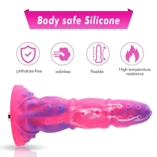 Силіконовий дилдо Hismith Silicone Tentacle, Monster Series, довжина 21.5 см