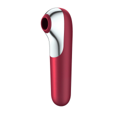 Смарт дистанційний вібратор Satisfyer Dual Love Pink + вакуумний стимулятор 2в1, керування з телефона на відстані