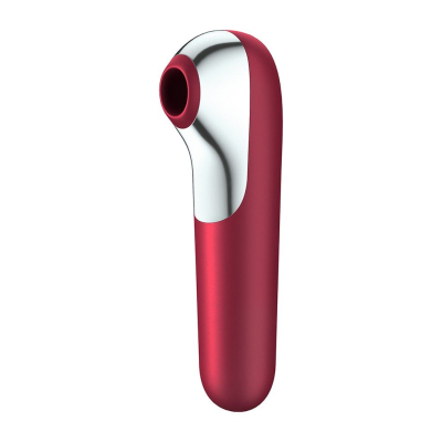 Смарт дистанційний вібратор Satisfyer Dual Love Pink + вакуумний стимулятор 2в1, керування з телефона на відстані