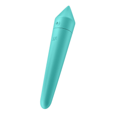 Смарт Міні вібратор (вібропуля) – Satisfyer Ultra Power Bullet 8 Turquoise – 5 режимів інтенсивності, 7 ритм.малюнків