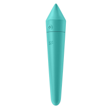 Смарт Міні вібратор (вібропуля) – Satisfyer Ultra Power Bullet 8 Turquoise – 5 режимів інтенсивності, 7 ритм.малюнків