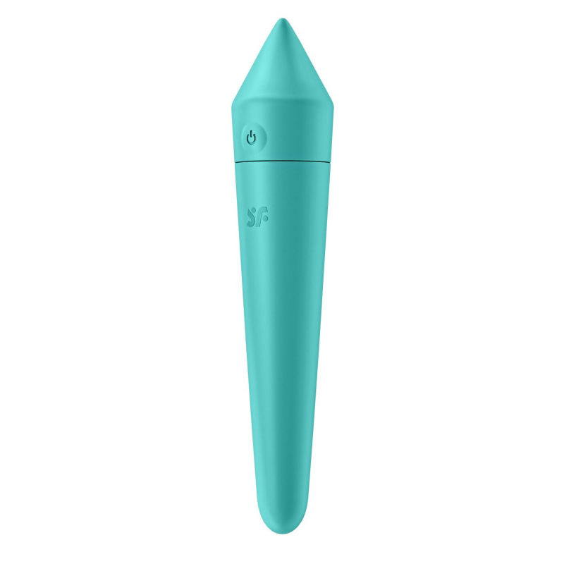 Смарт Міні вібратор (вібропуля) – Satisfyer Ultra Power Bullet 8 Turquoise – 5 режимів інтенсивності, 7 ритм.малюнків