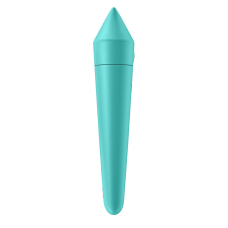 Смарт Міні вібратор (вібропуля) – Satisfyer Ultra Power Bullet 8 Turquoise – 5 режимів інтенсивності, 7 ритм.малюнків