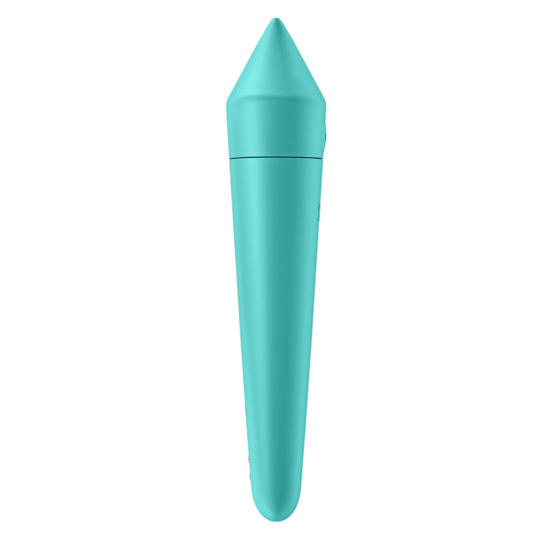 Смарт Міні вібратор (вібропуля) – Satisfyer Ultra Power Bullet 8 Turquoise – 5 режимів інтенсивності, 7 ритм.малюнків