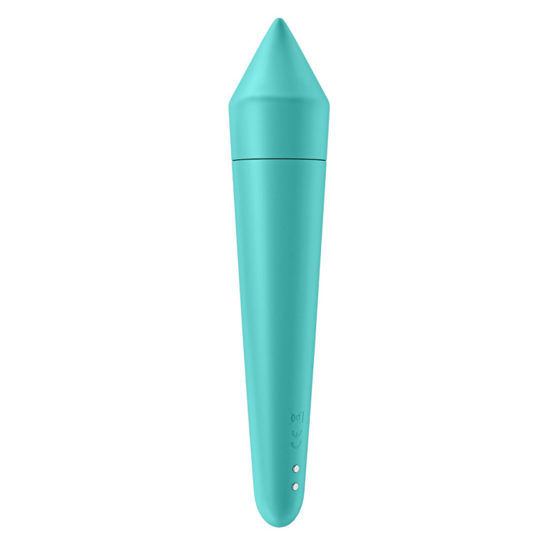 Смарт Міні вібратор (вібропуля) – Satisfyer Ultra Power Bullet 8 Turquoise – 5 режимів інтенсивності, 7 ритм.малюнків