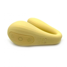Смарт вакуумный вагинально-клиторальный стимулятор – Magic Motion Bobi Yellow – управление с телефона