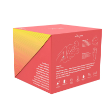 Смарт-вібратор для пар – We-Vibe Chorus Crave Coral – пульт та дистанційне управління з телефона на відстані