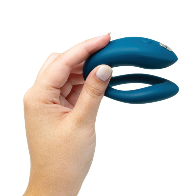 Смарт-вибратор для пар – We-Vibe Sync O Velvet Green – дистанционное управление с телефона + пульт