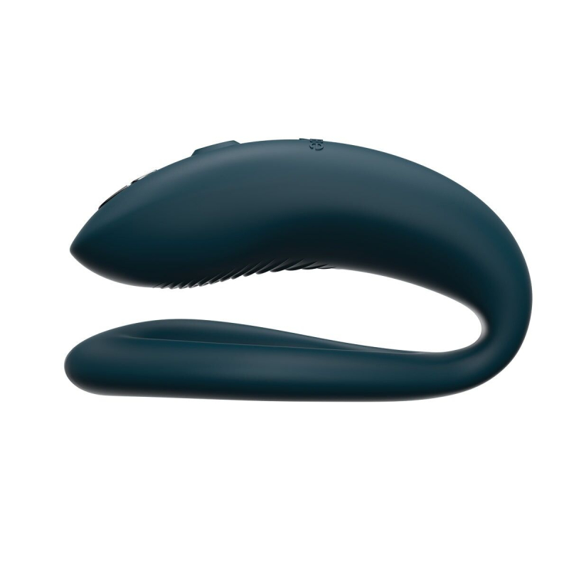 Смарт-вибратор для пар – We-Vibe Sync O Velvet Green – дистанционное управление с телефона + пульт