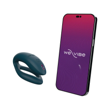 Смарт-вібратор для пар – We-Vibe Sync O Velvet Green – дистанційне керування з телефона + пульт дк
