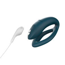 Смарт-вибратор для пар – We-Vibe Sync O Velvet Green – дистанционное управление с телефона + пульт