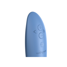 Смарт-вібратор для точки G – We-Vibe Rave 2 Twisted Pleasure Blue – дистанційне керування на відстані з телефона