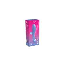 Смарт-вібратор для точки G – We-Vibe Rave 2 Twisted Pleasure Blue – дистанційне керування на відстані з телефона