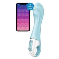 Смарт вібратор з надувною головкою – Satisfyer Air Pump Vibrator 5+ – дистанційне App-керування