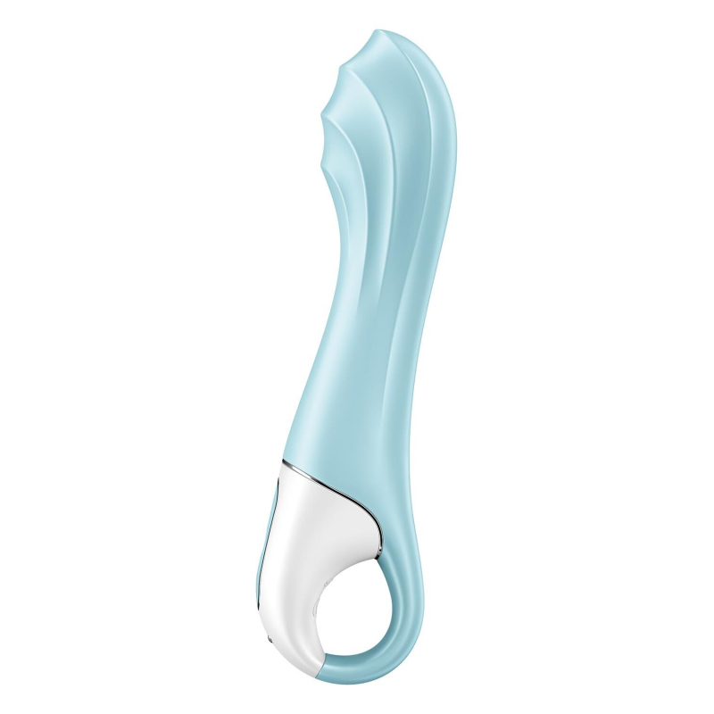 Смарт вибратор с надувной головкой – Satisfyer Air Pump Vibrator 5+ – дистанционное App-управление