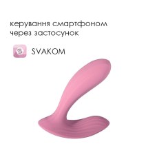 Смарт-вібратор у трусики – Svakom Erica Romantic Rose – дистанційне керування через застосунок на відстані