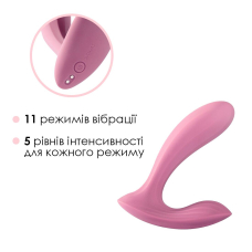 Смарт-вібратор у трусики – Svakom Erica Romantic Rose – дистанційне керування через застосунок на відстані