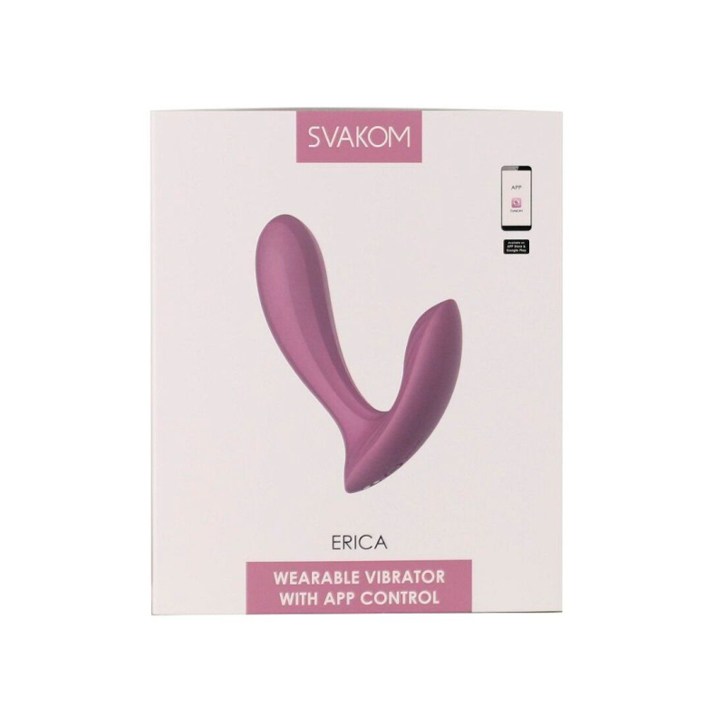 Смарт-вибратор в трусики – Svakom Erica Romantic Rose – дистанционное управление через приложение на расстоянии